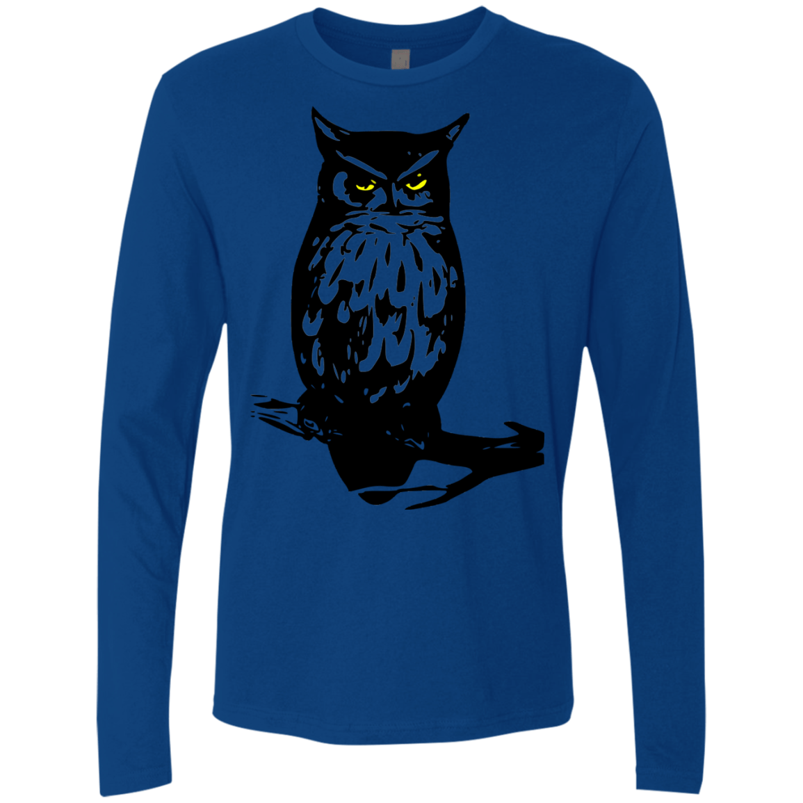 Owl Portrait Men's Premium Long Sleeve