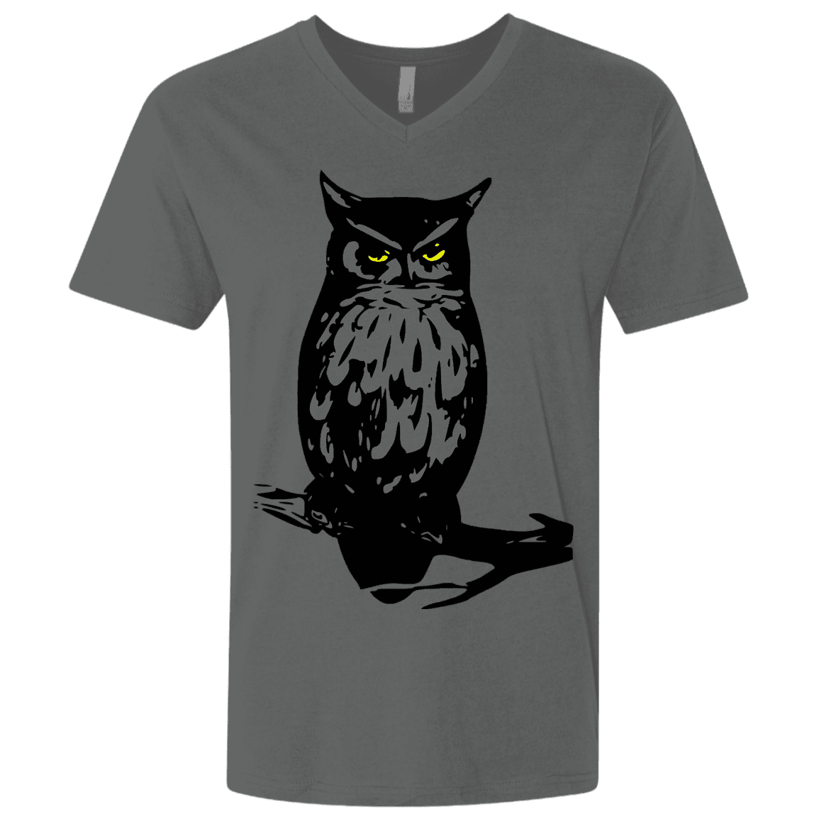T-Shirts Heavy Metal / X-Small Owl Portrait Men's Premium V-Neck