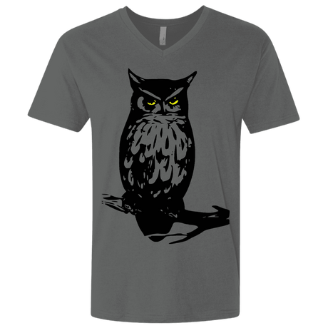 T-Shirts Heavy Metal / X-Small Owl Portrait Men's Premium V-Neck