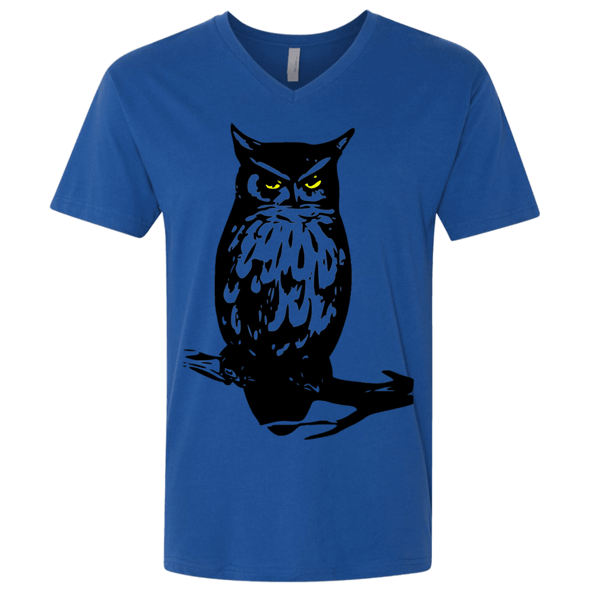T-Shirts Royal / X-Small Owl Portrait Men's Premium V-Neck