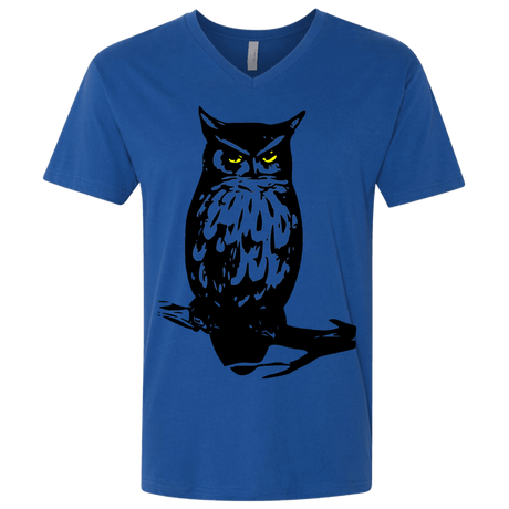 T-Shirts Royal / X-Small Owl Portrait Men's Premium V-Neck