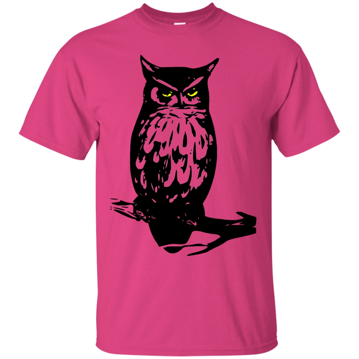 T-Shirts Heliconia / S Owl Portrait T-Shirt