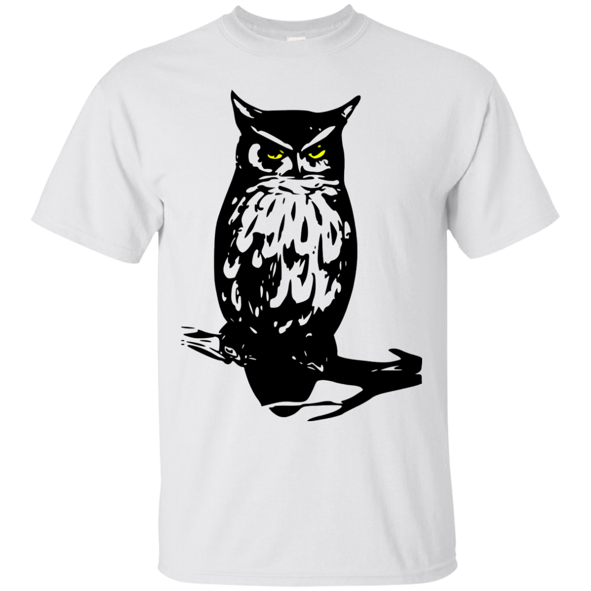 T-Shirts White / S Owl Portrait T-Shirt