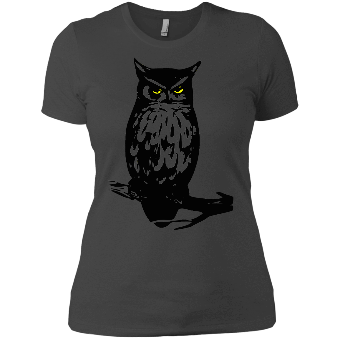 T-Shirts Heavy Metal / X-Small Owl Portrait Women's Premium T-Shirt