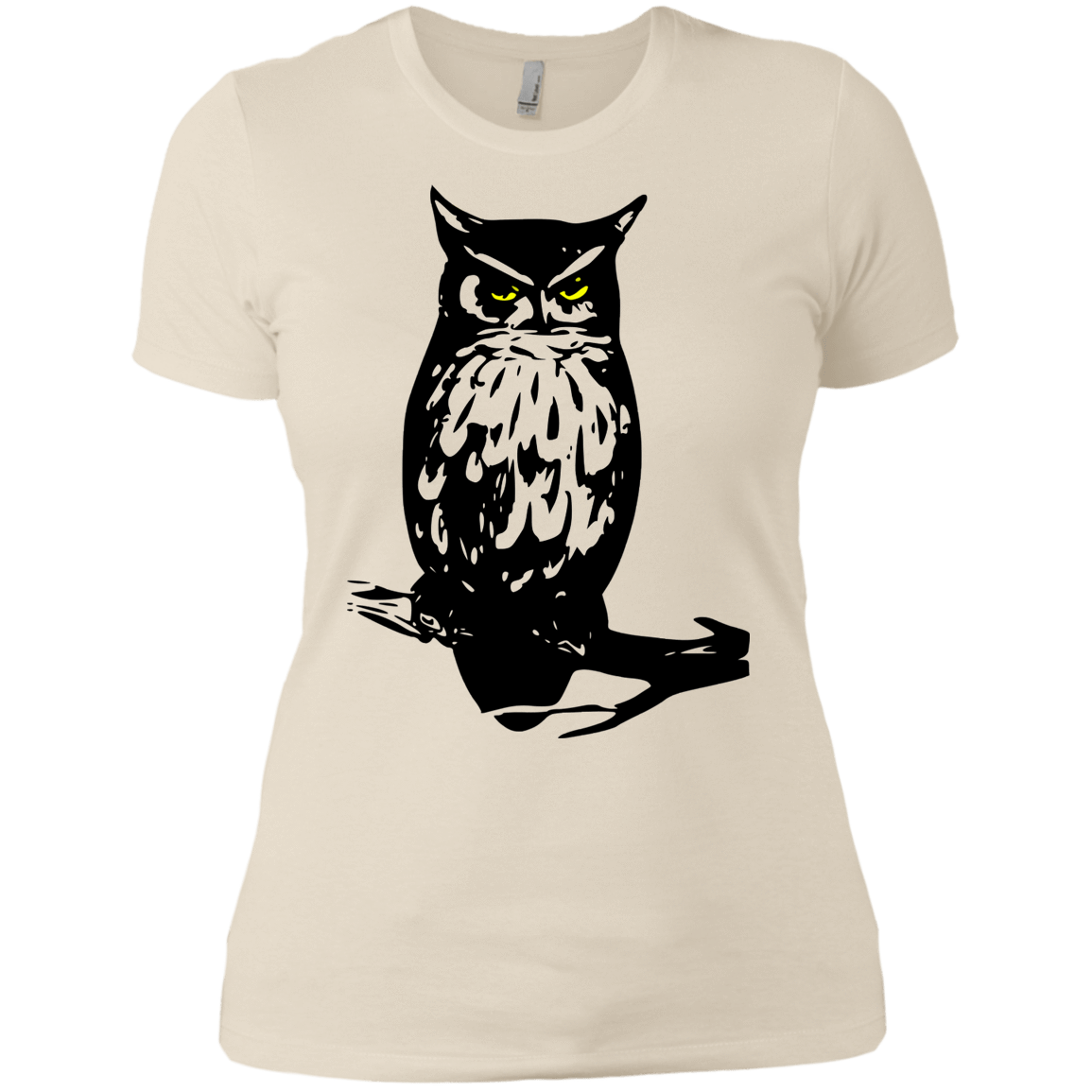 T-Shirts Ivory/ / X-Small Owl Portrait Women's Premium T-Shirt