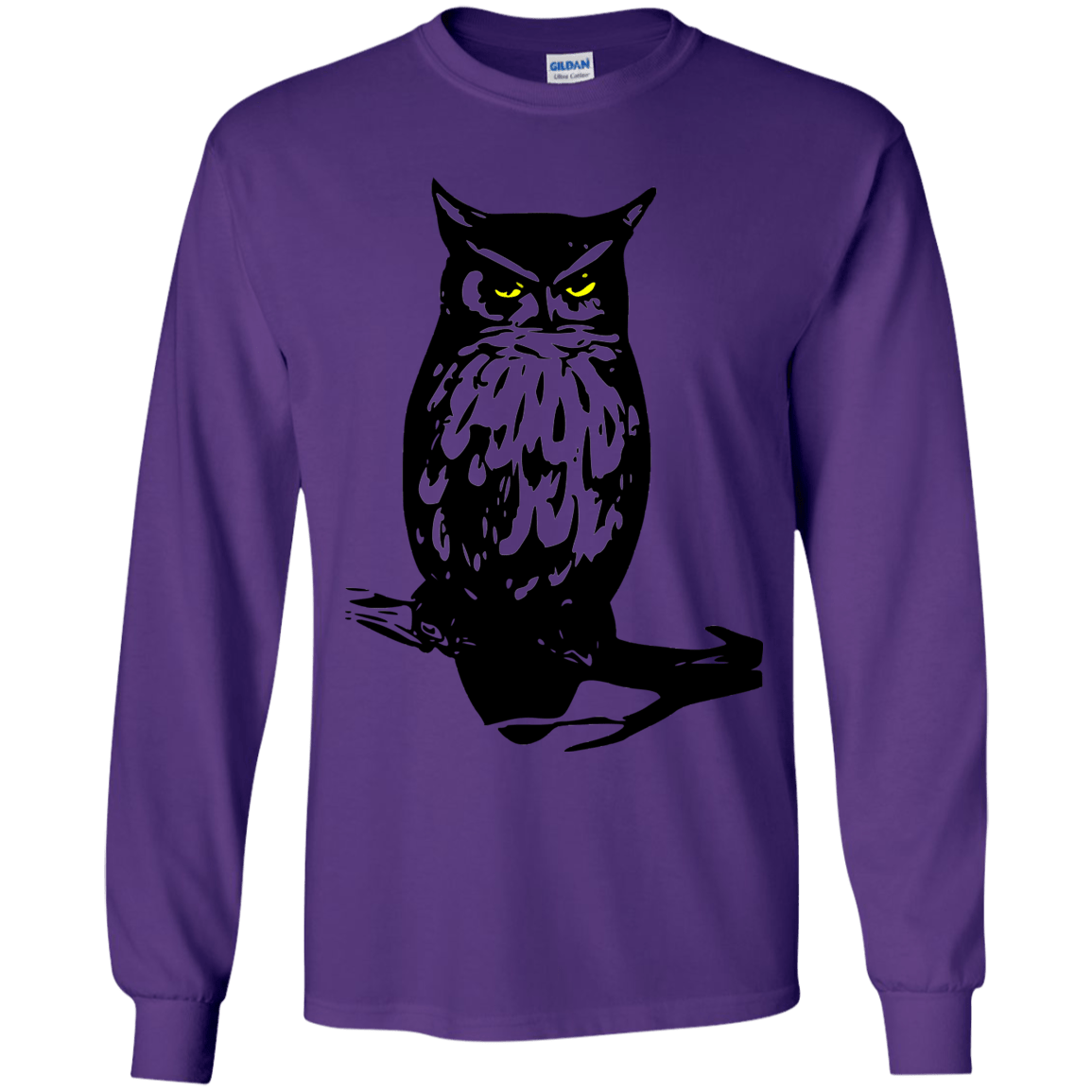 Owl Portrait Youth Long Sleeve T-Shirt