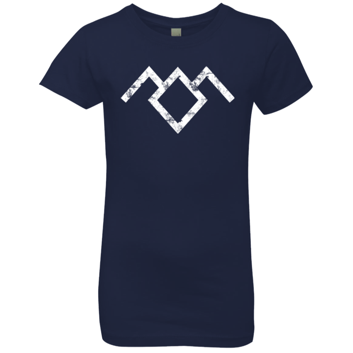 T-Shirts Midnight Navy / YXS Owl Symbol Girls Premium T-Shirt