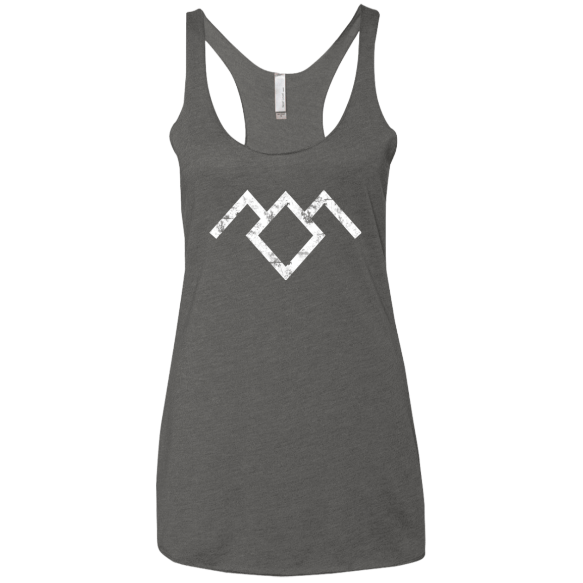 T-Shirts Premium Heather / X-Small Owl Symbol Women's Triblend Racerback Tank
