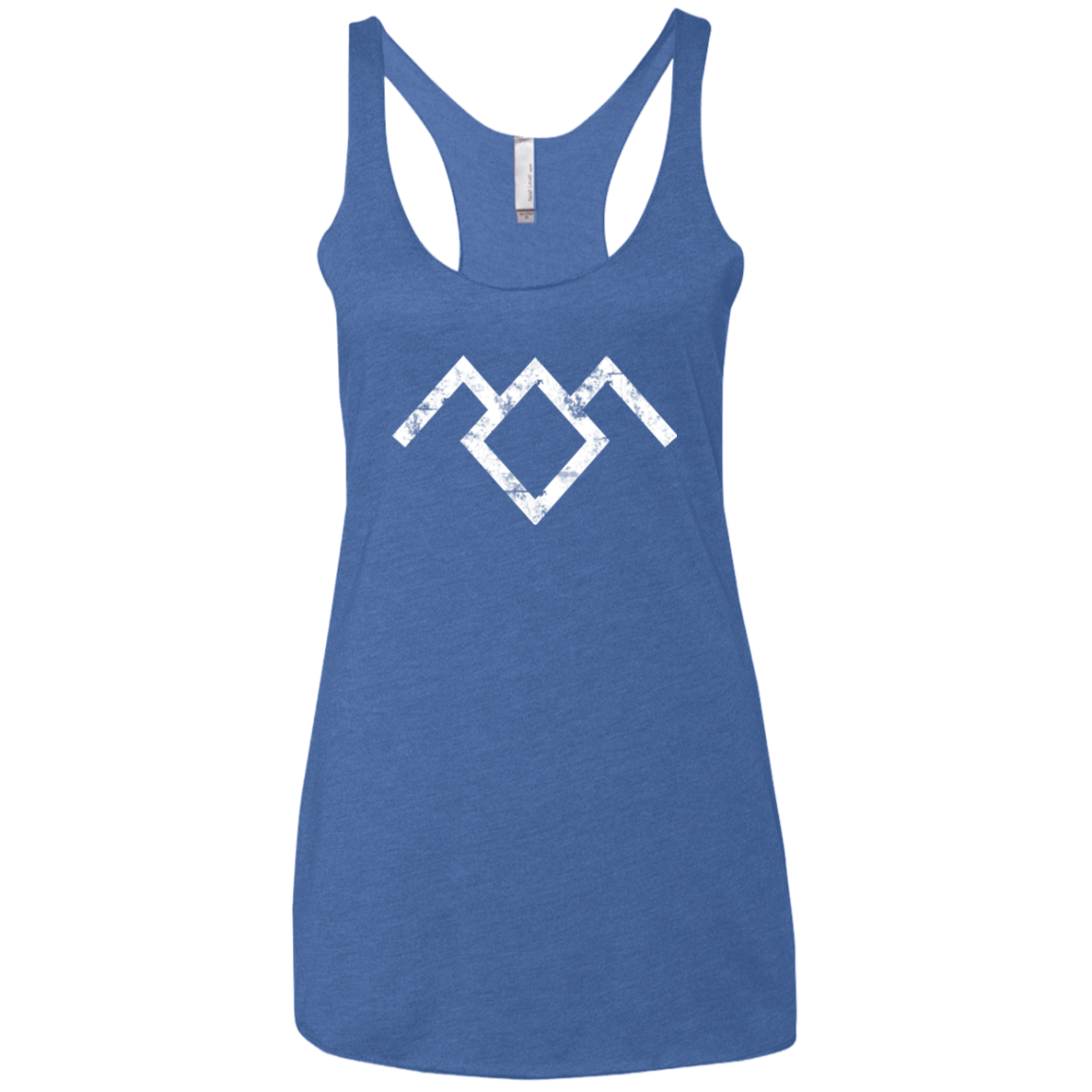 T-Shirts Vintage Royal / X-Small Owl Symbol Women's Triblend Racerback Tank