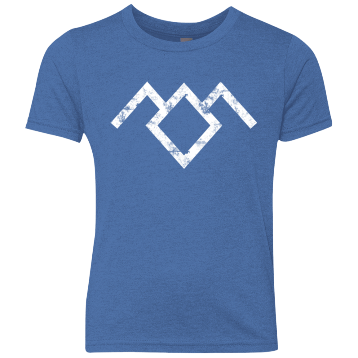 T-Shirts Vintage Royal / YXS Owl Symbol Youth Triblend T-Shirt