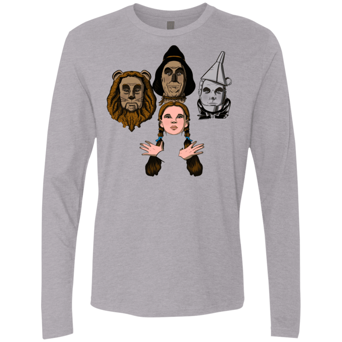 T-Shirts Heather Grey / S Oz Rhapsody Men's Premium Long Sleeve