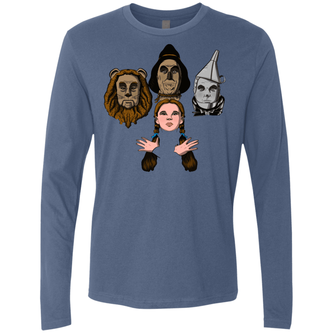 T-Shirts Indigo / S Oz Rhapsody Men's Premium Long Sleeve