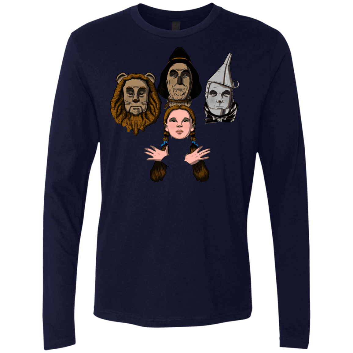 T-Shirts Midnight Navy / S Oz Rhapsody Men's Premium Long Sleeve