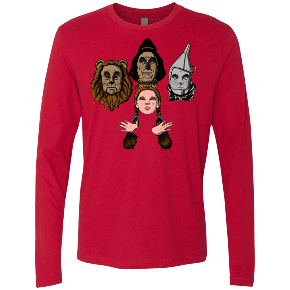 T-Shirts Red / S Oz Rhapsody Men's Premium Long Sleeve