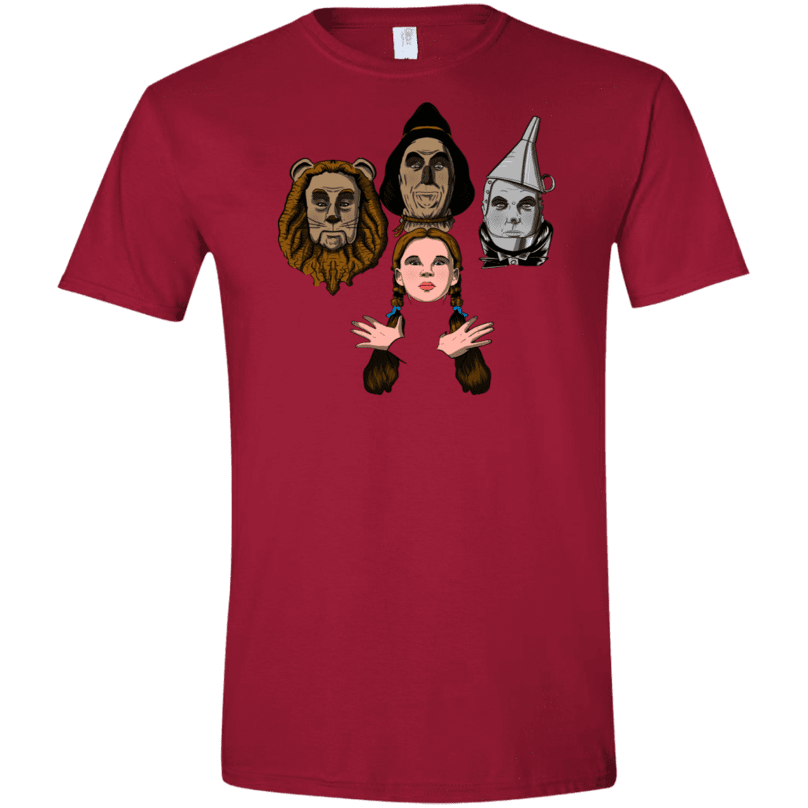 T-Shirts Cardinal Red / S Oz Rhapsody Men's Semi-Fitted Softstyle