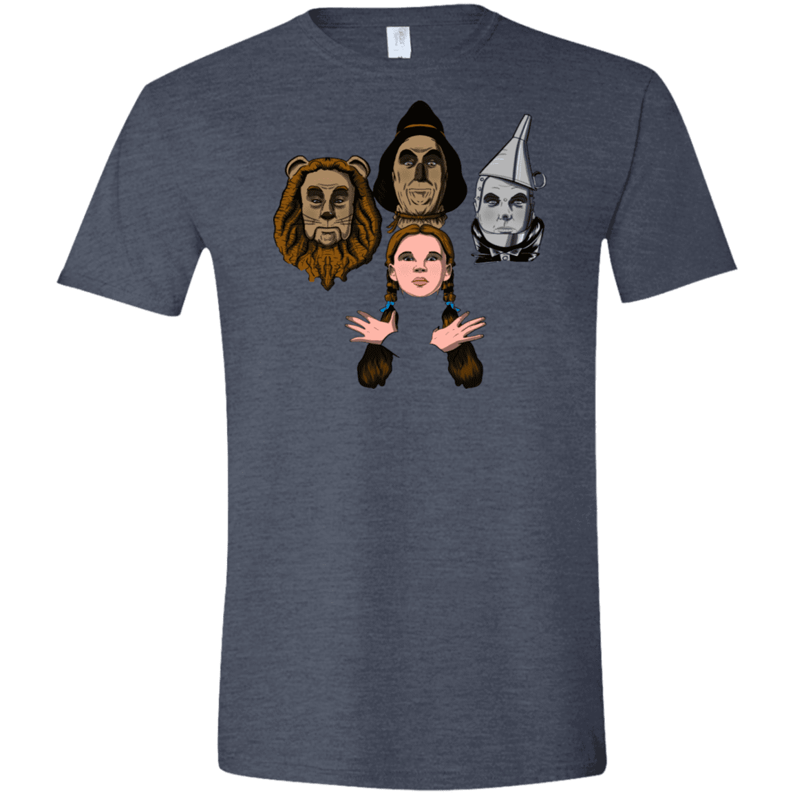 T-Shirts Heather Navy / S Oz Rhapsody Men's Semi-Fitted Softstyle