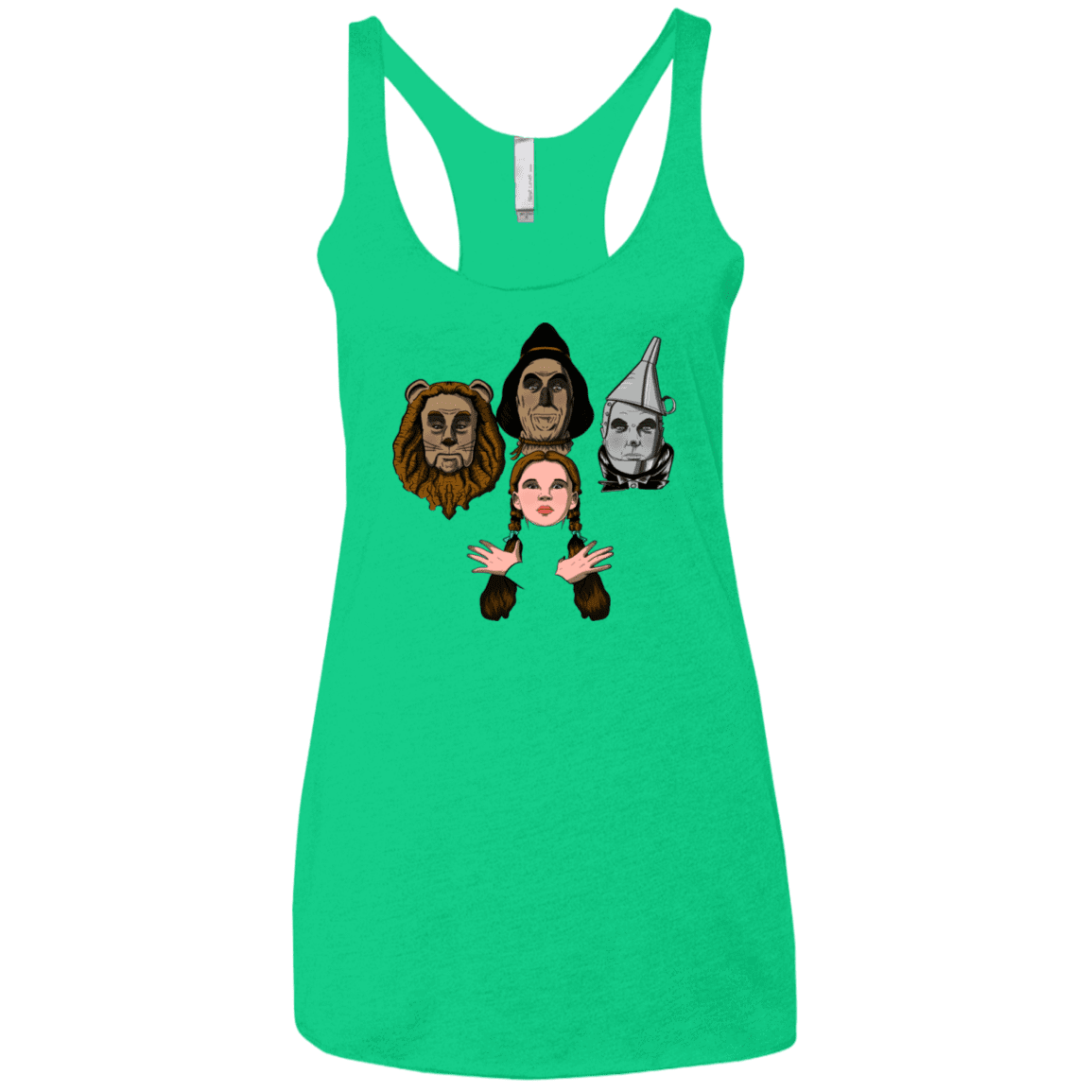 T-Shirts Envy / X-Small Oz Rhapsody Women's Triblend Racerback Tank