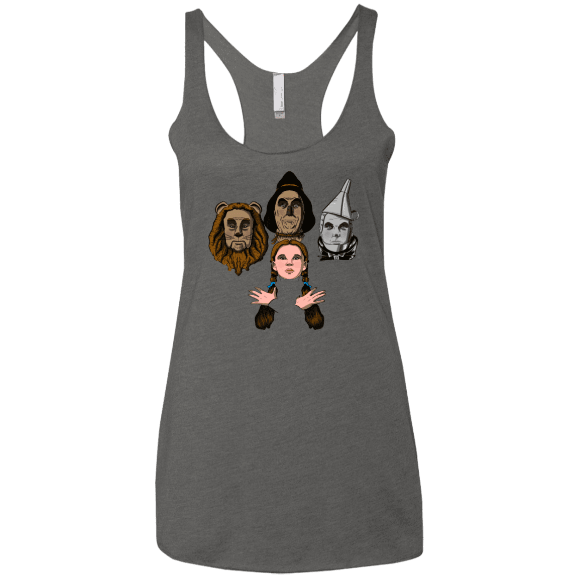 T-Shirts Premium Heather / X-Small Oz Rhapsody Women's Triblend Racerback Tank