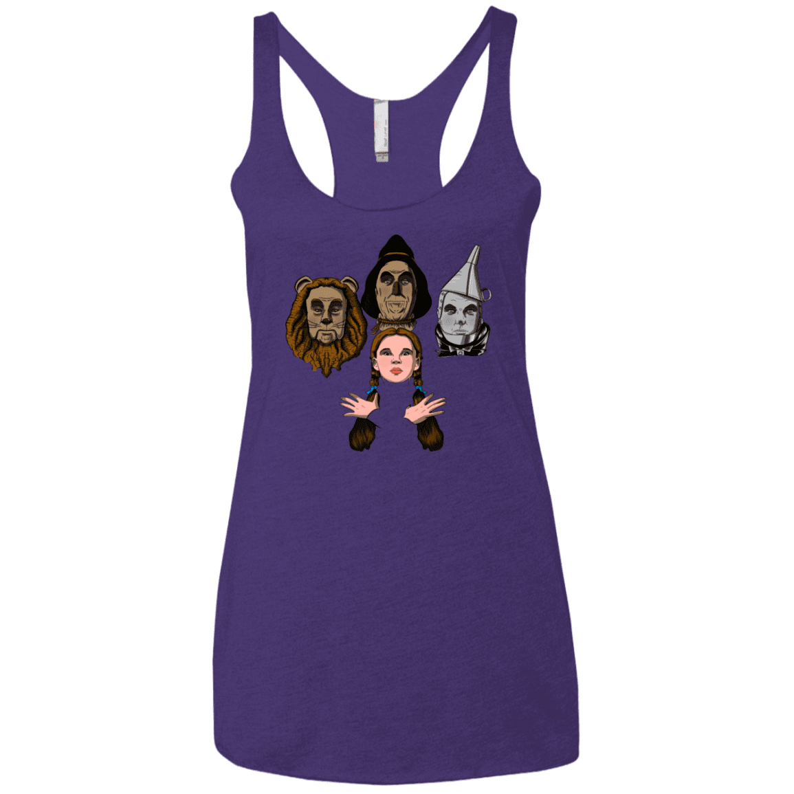 T-Shirts Purple Rush / X-Small Oz Rhapsody Women's Triblend Racerback Tank