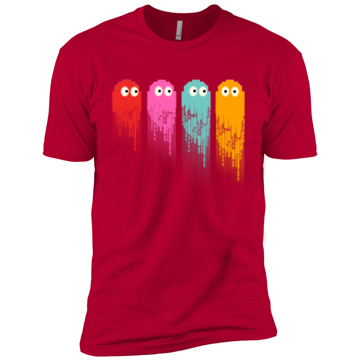 T-Shirts Red / YXS Pac color ghost Boys Premium T-Shirt
