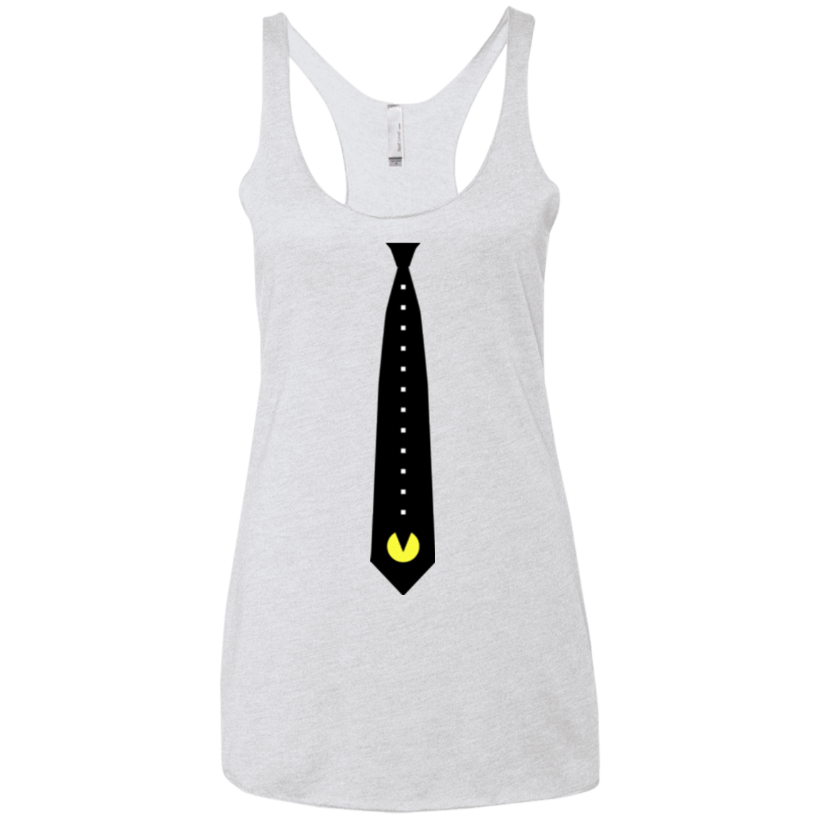 T-Shirts Heather White / X-Small Pac tie Women's Triblend Racerback Tank
