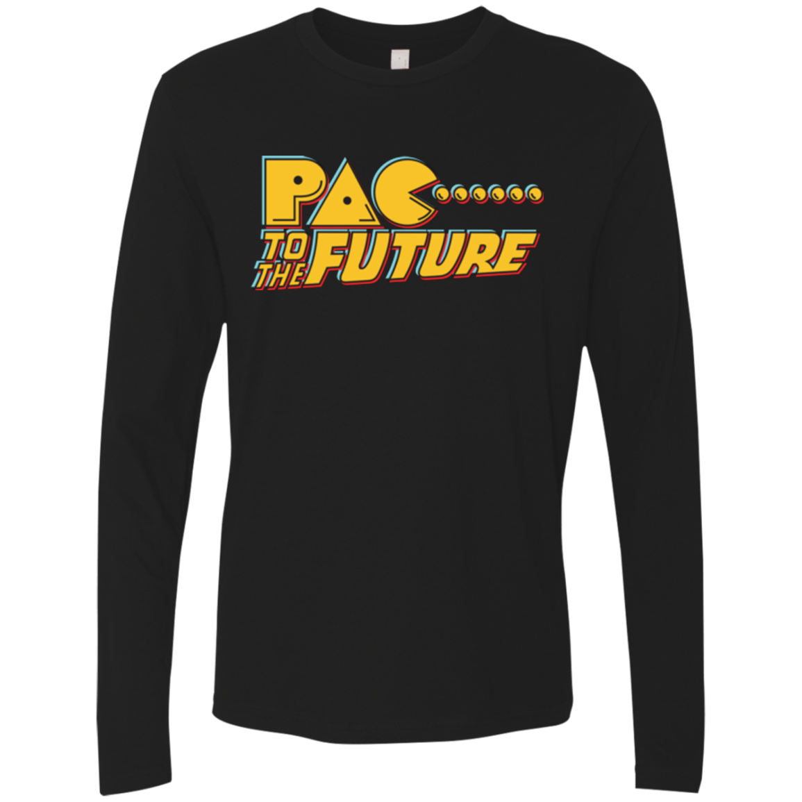 T-Shirts Black / Small Pac to the Future Men's Premium Long Sleeve