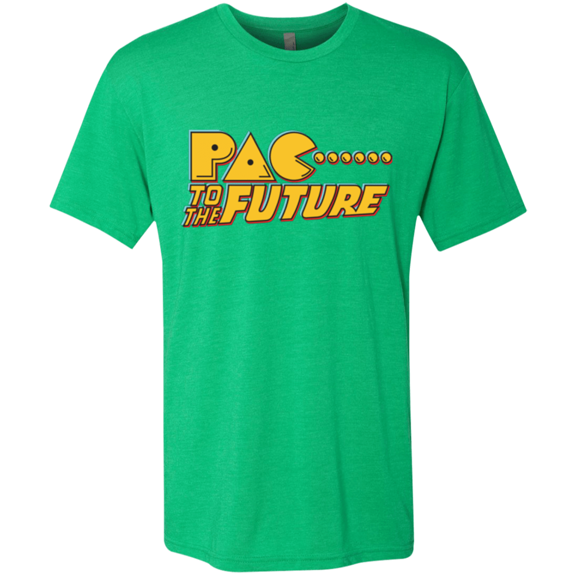 T-Shirts Envy / Small Pac to the Future Men's Triblend T-Shirt