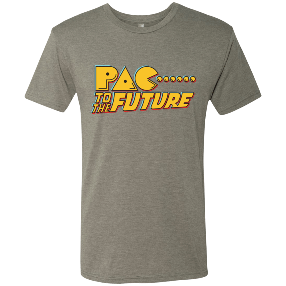 T-Shirts Venetian Grey / Small Pac to the Future Men's Triblend T-Shirt