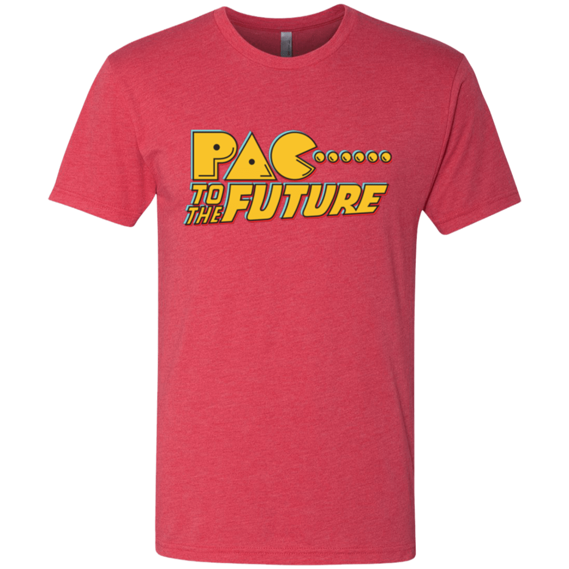 T-Shirts Vintage Red / Small Pac to the Future Men's Triblend T-Shirt