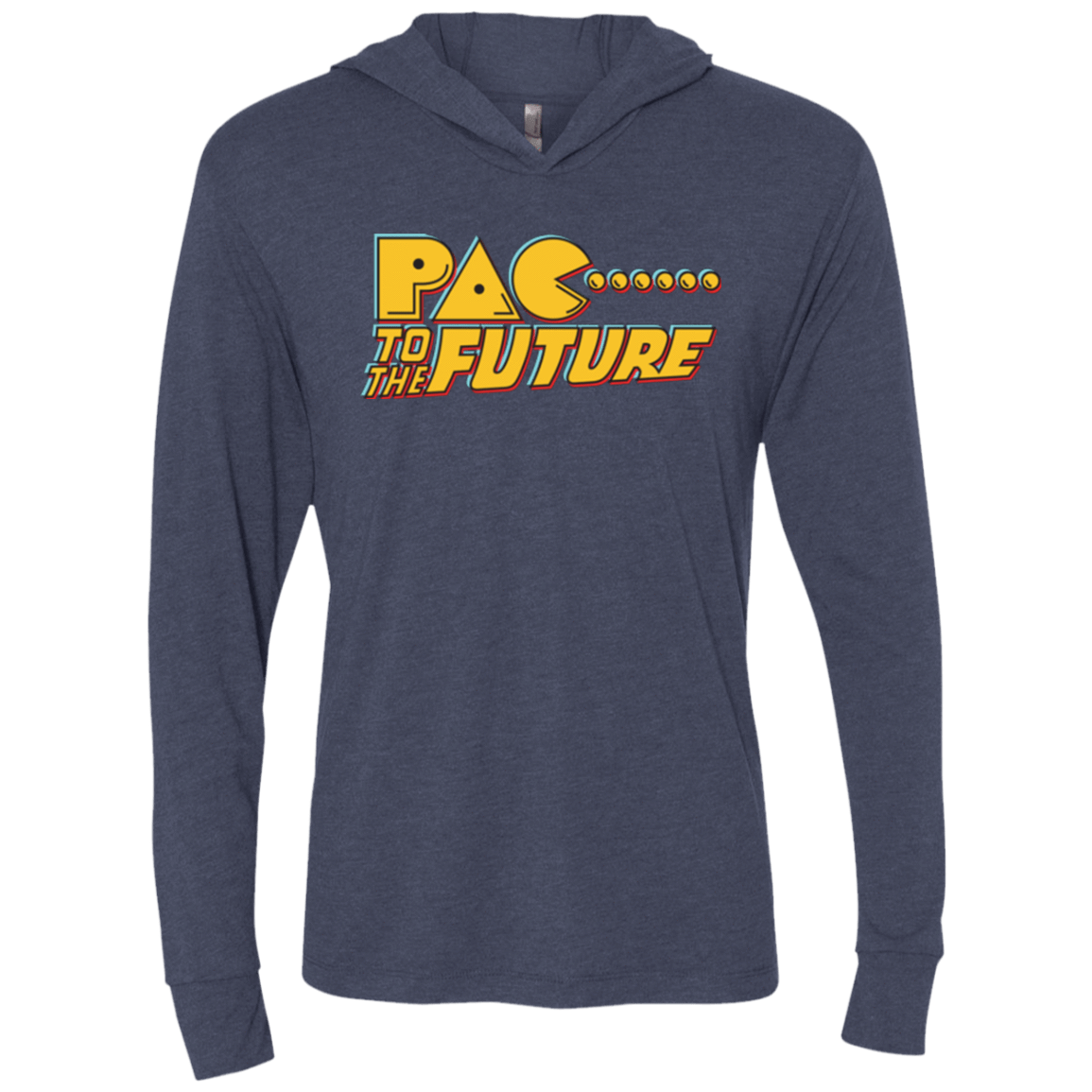 T-Shirts Vintage Navy / X-Small Pac to the Future Triblend Long Sleeve Hoodie Tee
