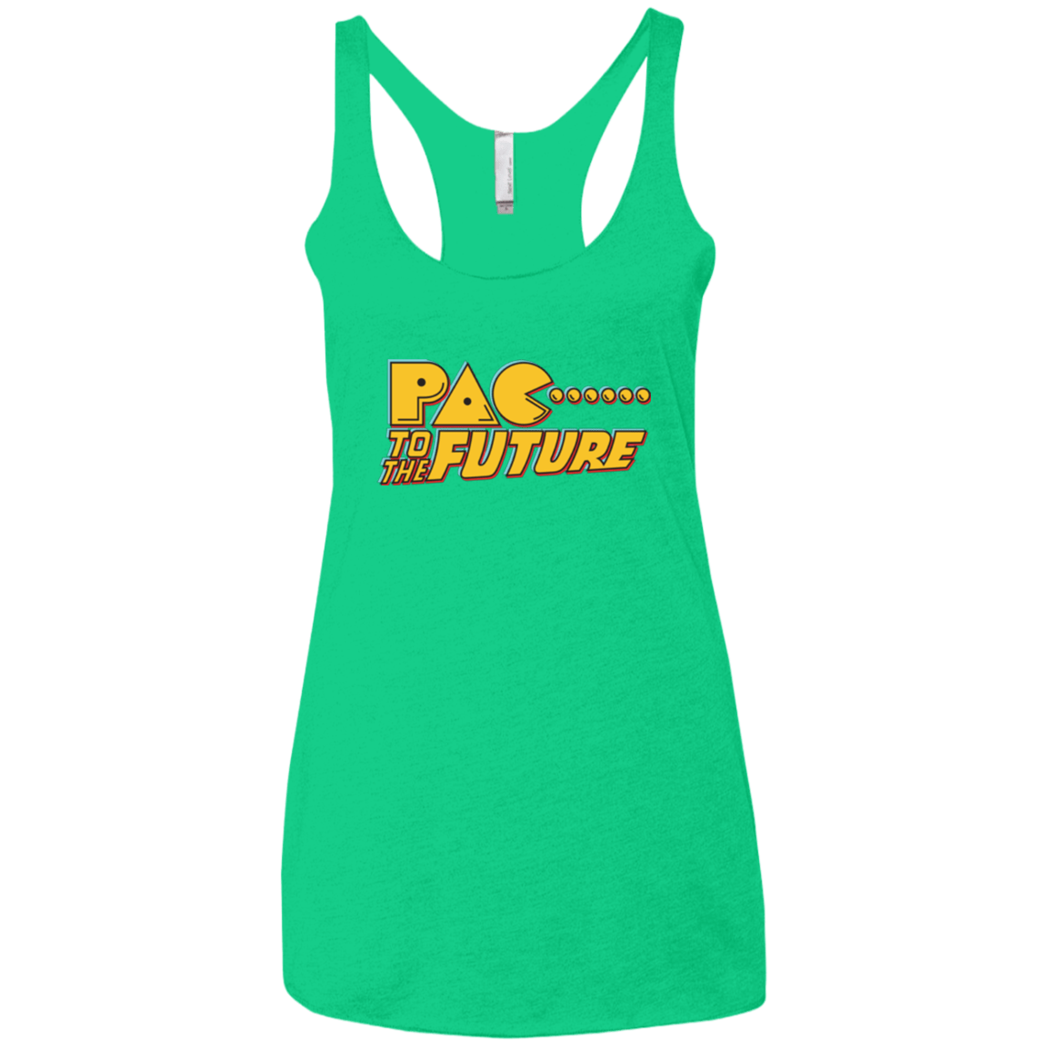 T-Shirts Envy / X-Small Pac to the Future Women's Triblend Racerback Tank