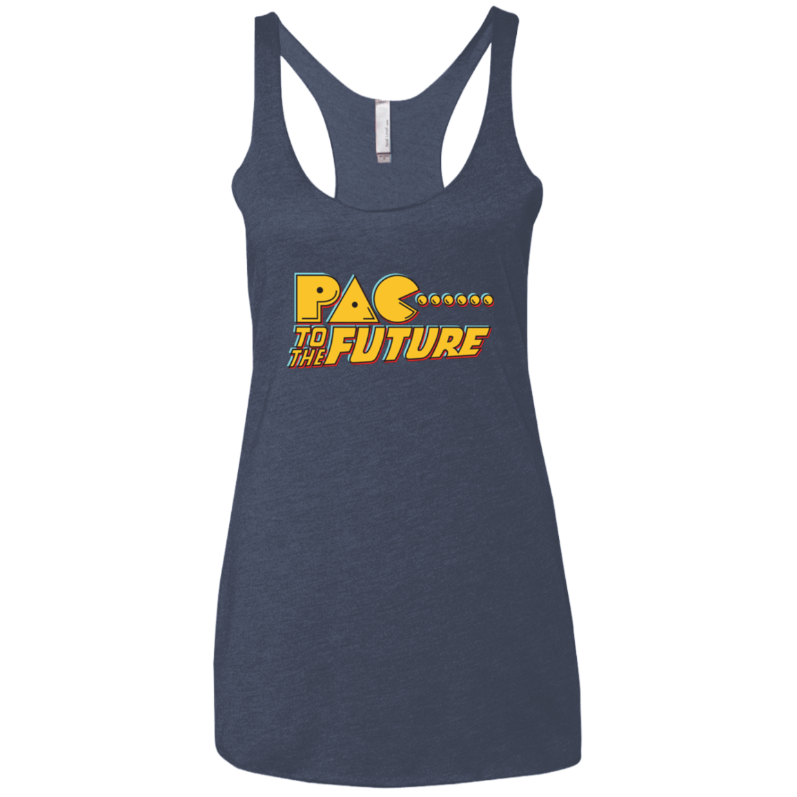 T-Shirts Vintage Navy / X-Small Pac to the Future Women's Triblend Racerback Tank