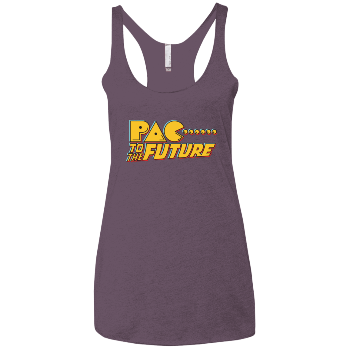 T-Shirts Vintage Purple / X-Small Pac to the Future Women's Triblend Racerback Tank