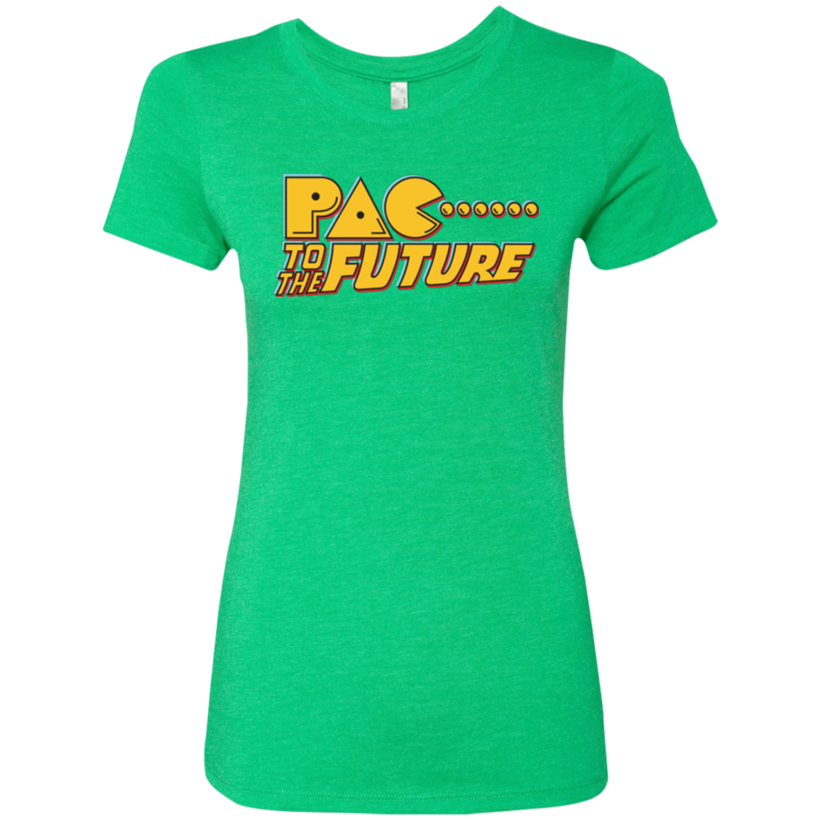 T-Shirts Envy / Small Pac to the Future Women's Triblend T-Shirt