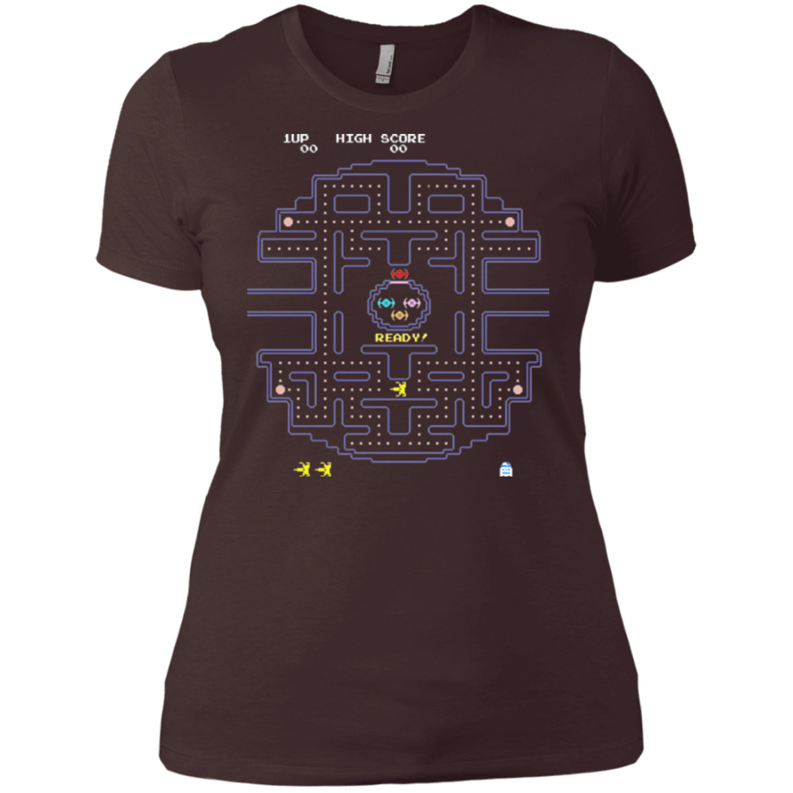 T-Shirts Dark Chocolate / X-Small Pac Wars Women's Premium T-Shirt