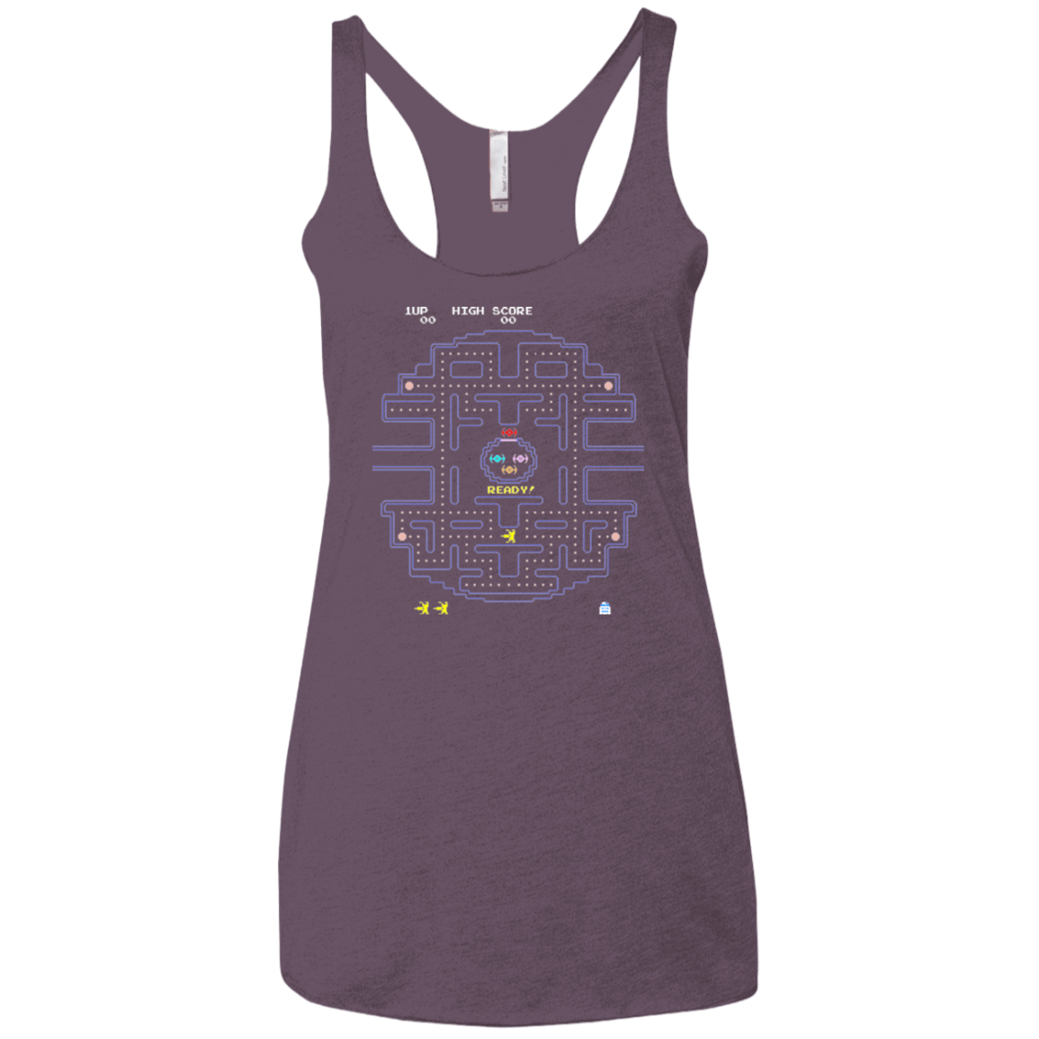 T-Shirts Vintage Purple / X-Small Pac Wars Women's Triblend Racerback Tank