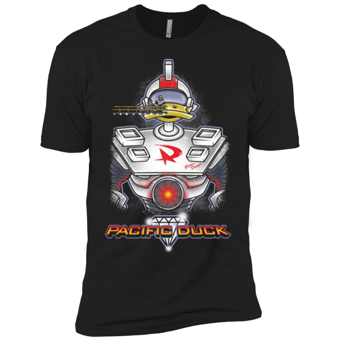 T-Shirts Black / YXS Pacific Duck Boys Premium T-Shirt