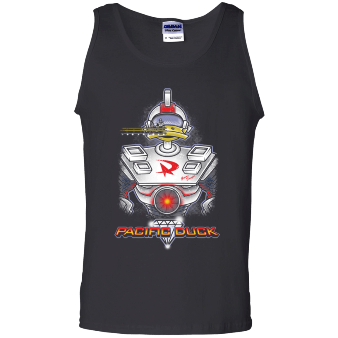 T-Shirts Black / S Pacific Duck Men's Tank Top