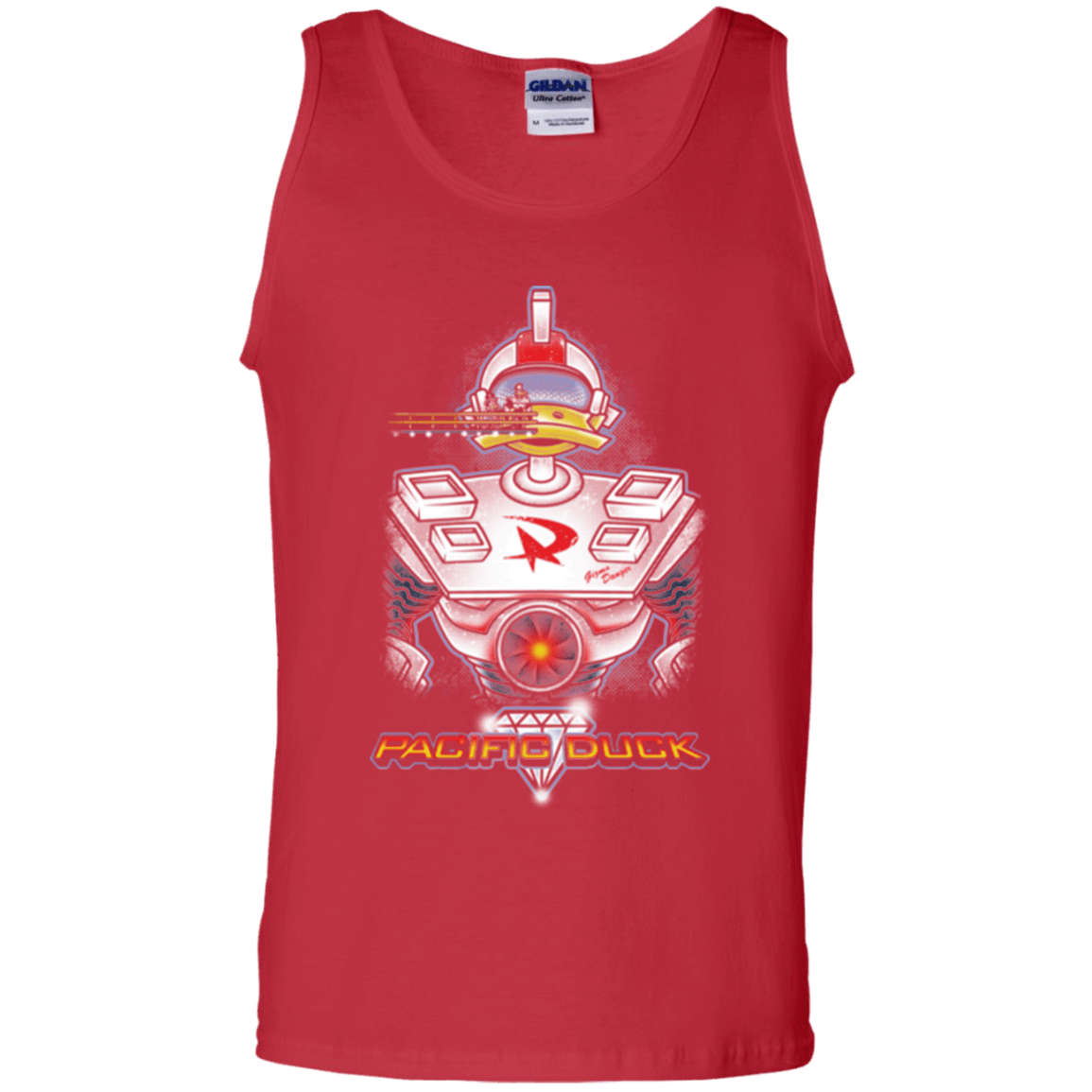 T-Shirts Red / S Pacific Duck Men's Tank Top