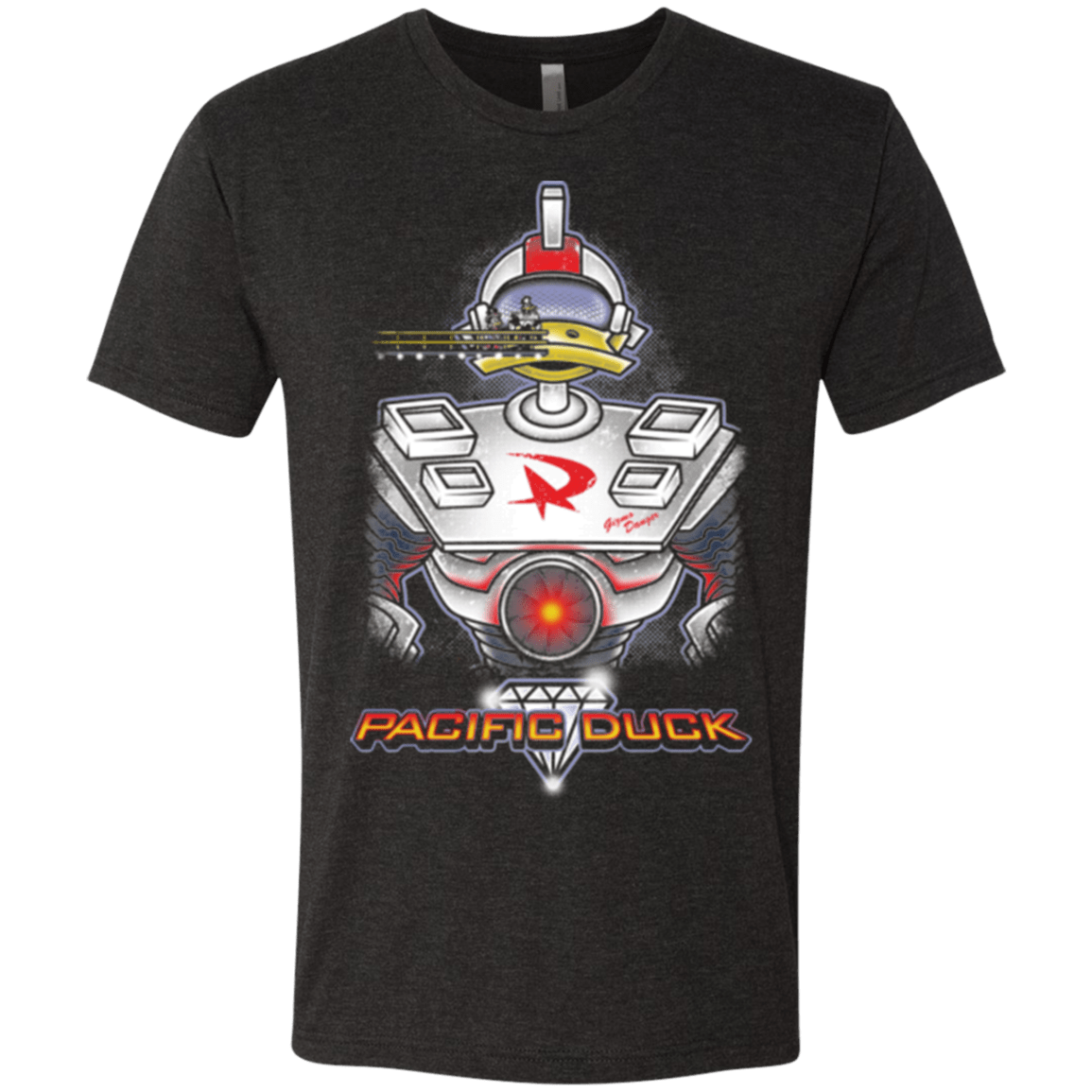 T-Shirts Vintage Black / S Pacific Duck Men's Triblend T-Shirt