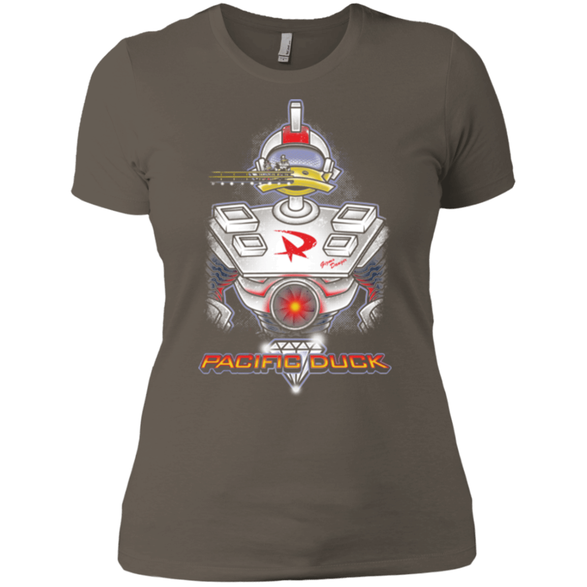 T-Shirts Warm Grey / X-Small Pacific Duck Women's Premium T-Shirt