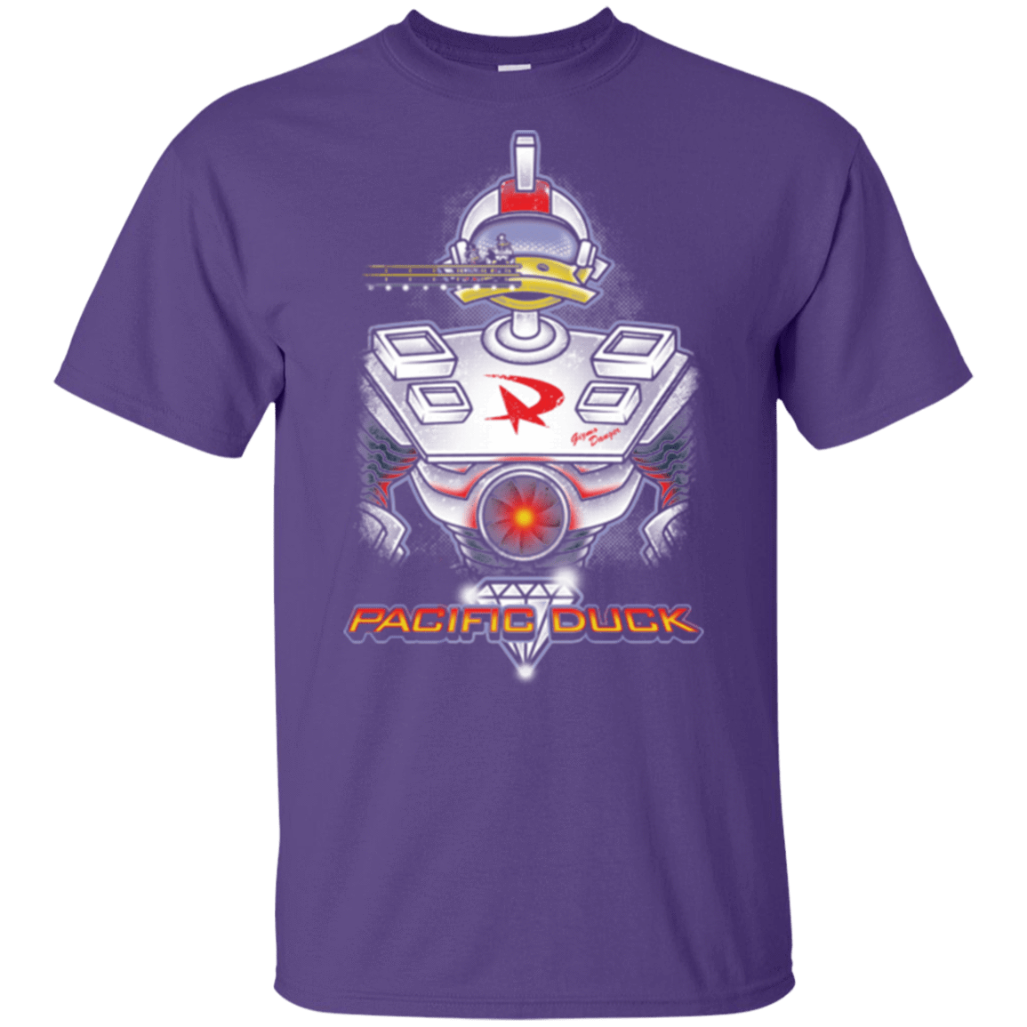 T-Shirts Purple / YXS Pacific Duck Youth T-Shirt