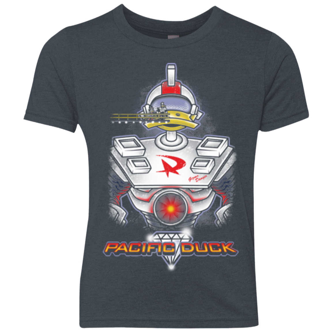 T-Shirts Vintage Navy / YXS Pacific Duck Youth Triblend T-Shirt