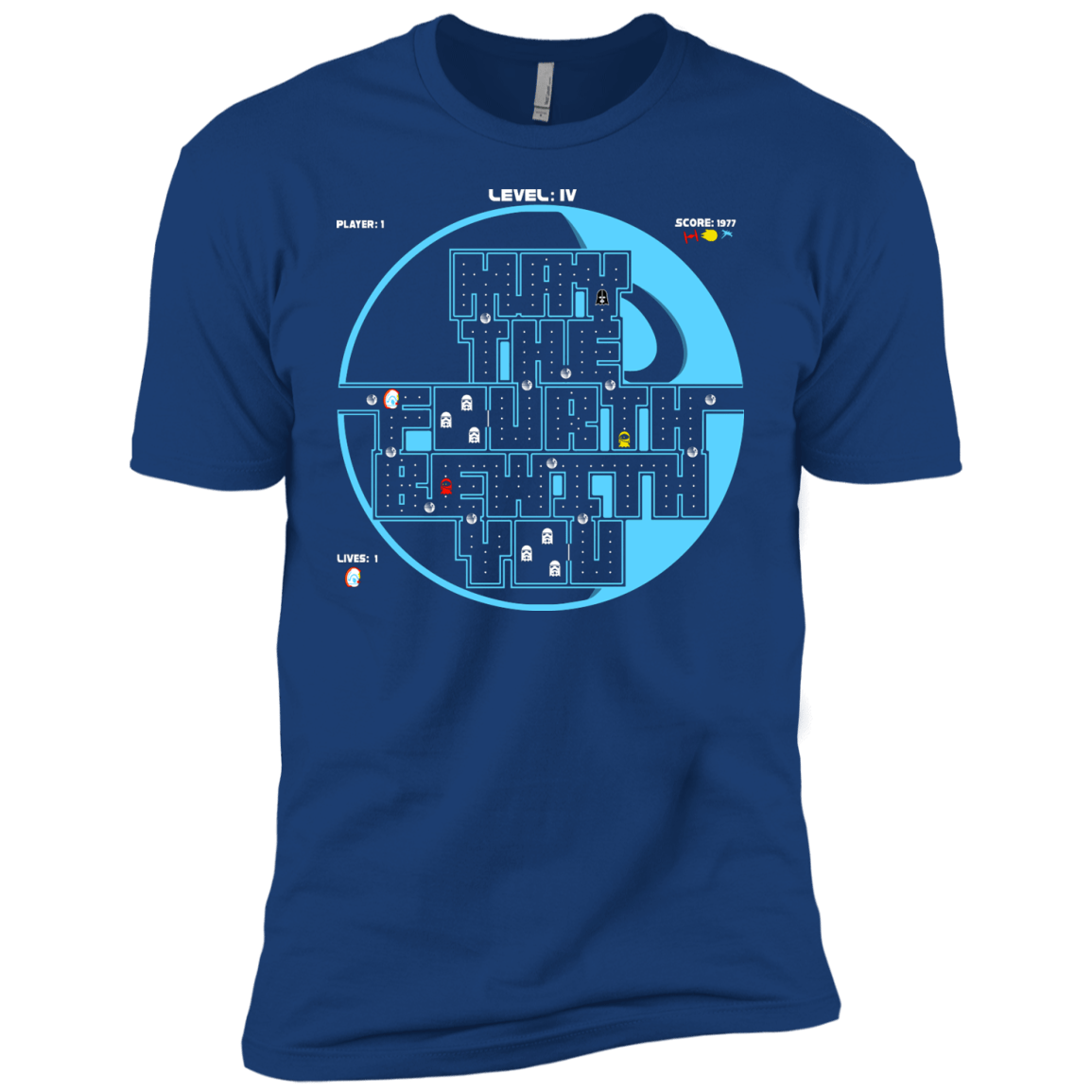 T-Shirts Royal / YXS Pacman May The Fourth Boys Premium T-Shirt
