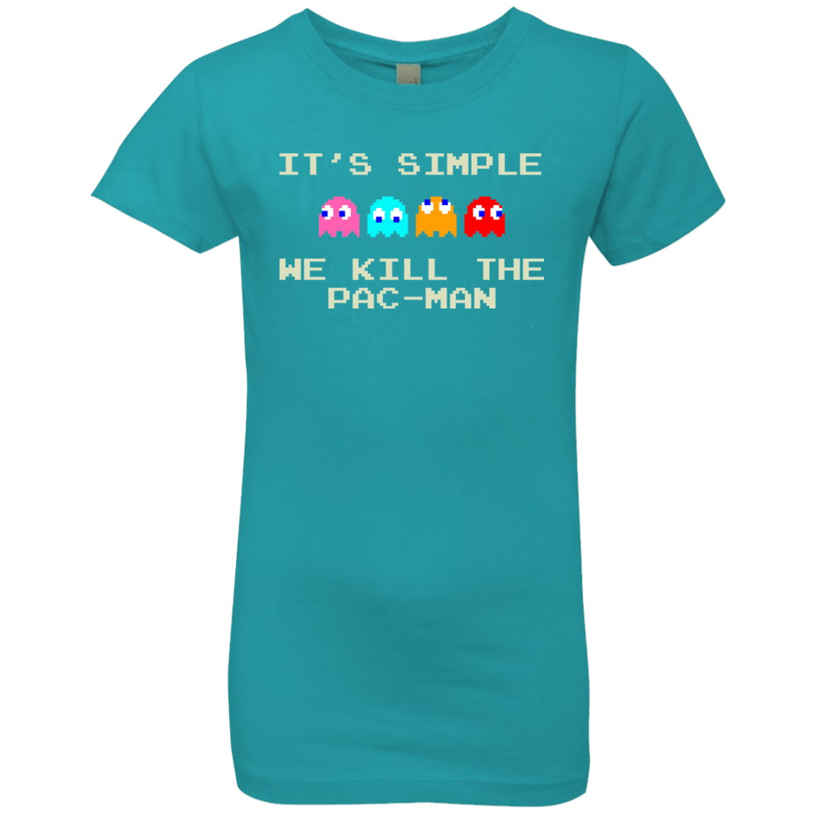 T-Shirts Tahiti Blue / YXS Pacmanok Girls Premium T-Shirt