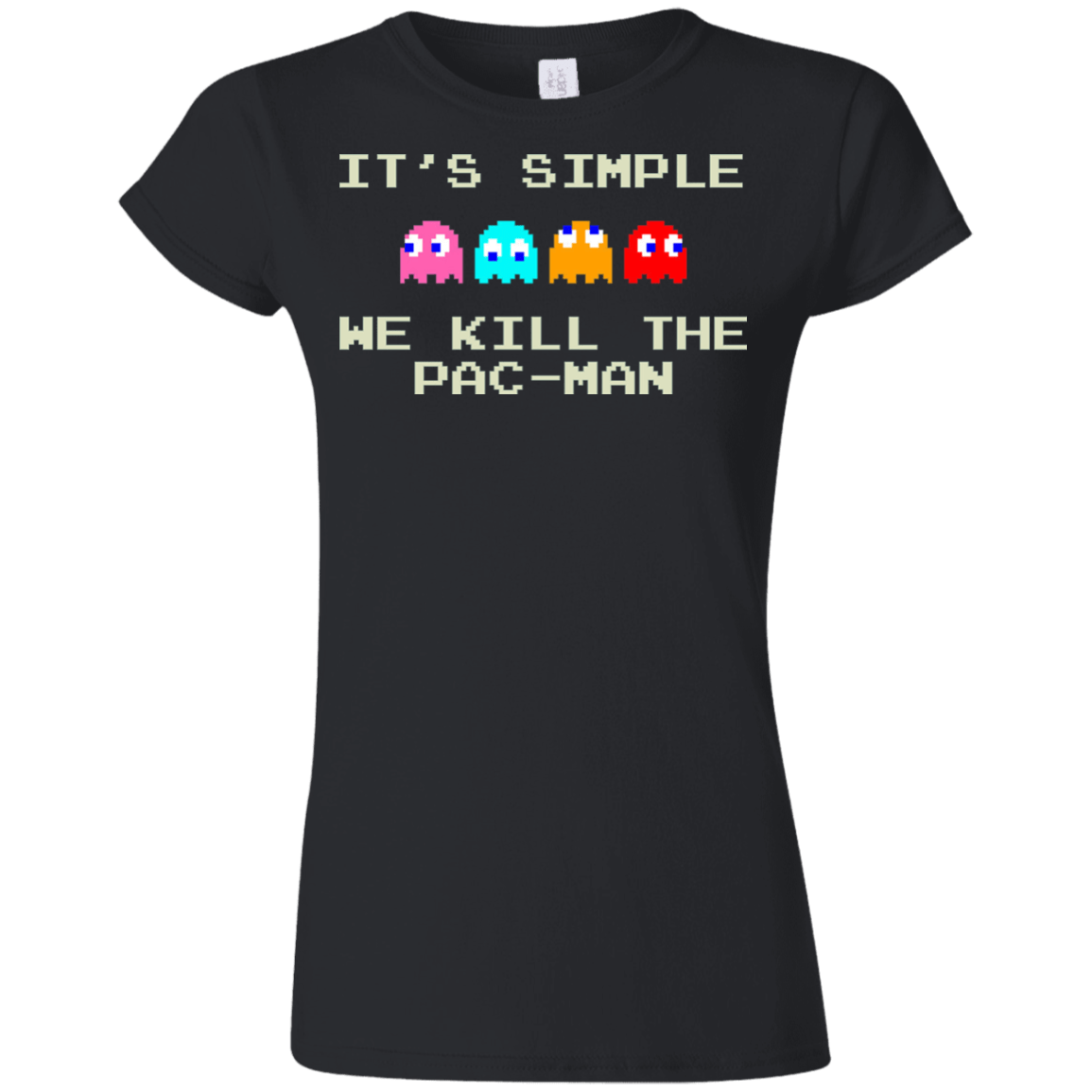 T-Shirts Black / S Pacmanok Junior Slimmer-Fit T-Shirt