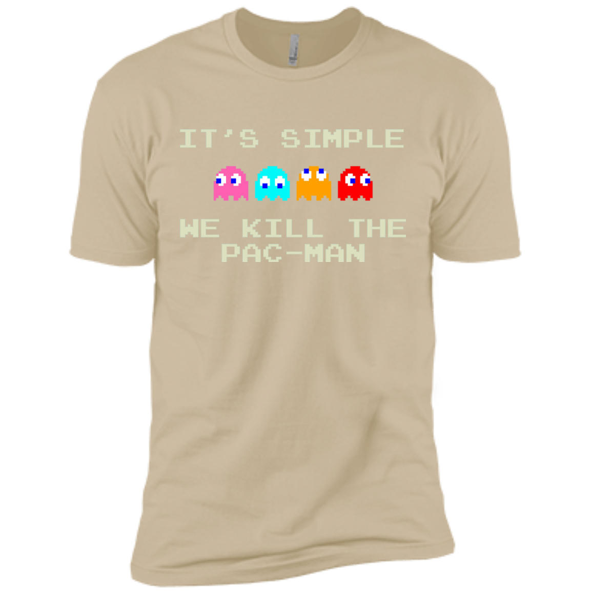 T-Shirts Sand / X-Small Pacmanok Men's Premium T-Shirt