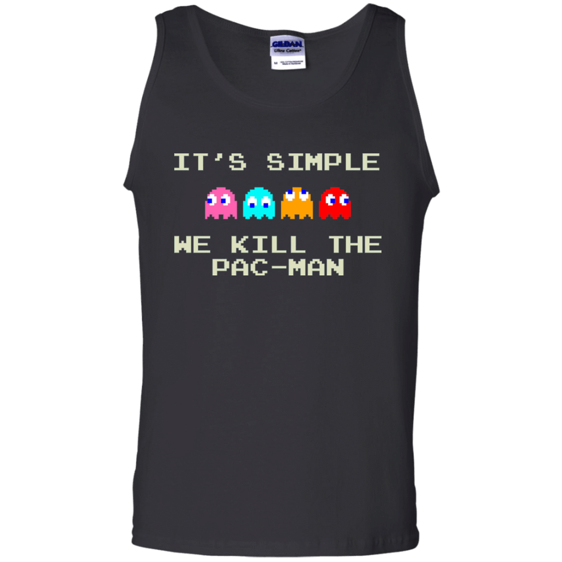 T-Shirts Black / S Pacmanok Men's Tank Top