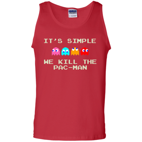 T-Shirts Red / S Pacmanok Men's Tank Top
