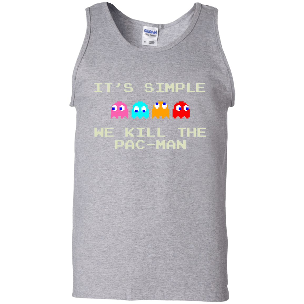 T-Shirts Sport Grey / S Pacmanok Men's Tank Top